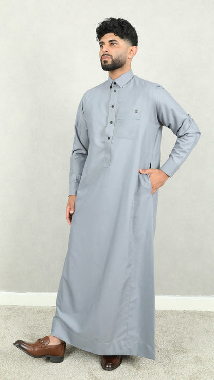 Authentic Premium Mens Grey Jubba