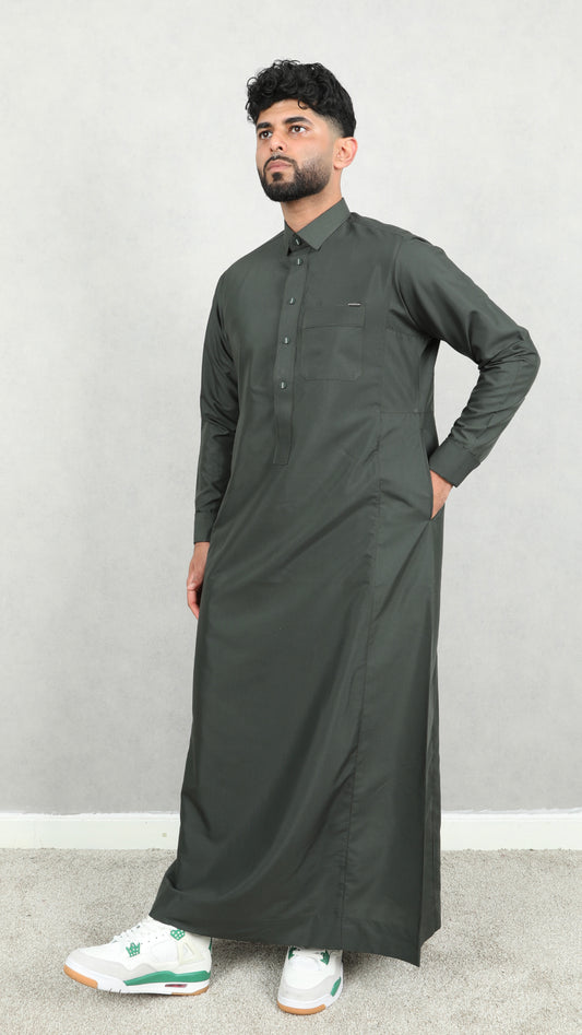 Authentic Premium Mens Green Jubba